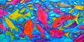 Oceanic Canvas Bringing Marine Life to Life through Digital Painting of Fish