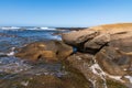 Oceanic coast in eastern Uruguay