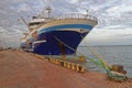 The Oceanic Endeavour Seismic Vessel berthed alongside a Quay at Belem.