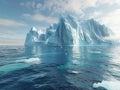 Oceanic iceberge Royalty Free Stock Photo