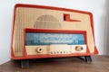 Oceanic logo sign and text brand antique radio old vintage