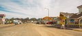 Oceano, California. Street view, shops and restaurants, architecture, city life