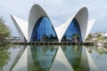 Oceanografic building, location of the largest aquarium in Europe, in Valencia city