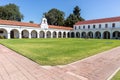 Mission San Luis Rey Courtyard Royalty Free Stock Photo