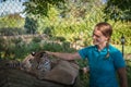 Ocelot enjoy a beautiful sunny day