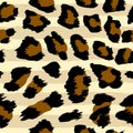 Ocelot pattern design - funny drawing seamless leopard pattern.