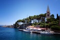 Ocen view and blue sky in Veli Losinj island in Croatia Royalty Free Stock Photo