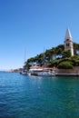 Ocen view and blue sky in Veli Losinj island in Croatia Royalty Free Stock Photo