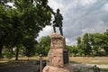 Ochakiv, Ukraine - July 13, 2019: Monument to Alexander Suvorov