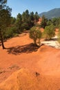 Ocher earth in Roussillon