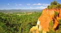 Ocher Quarries,Roussillon,Provence Royalty Free Stock Photo