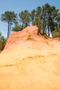 Ocher quarry, Roussillon, Provence, France