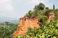 Ocher quarry, Roussillon, Provence, France