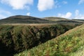 Ochil Hills in village Dollar in Scotland