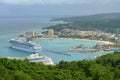 Ocho Rios aerial view, Jamaica