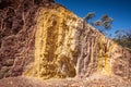 Ochre Pits colorful view in West MacDonnell National Park in central outback Australia