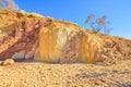 Ochre Pits McDonnell Ranges Royalty Free Stock Photo