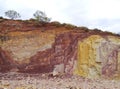 Ochre Pits in the Northern Territory in Australia Royalty Free Stock Photo