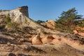 Ochres of Colorado Provencal - Rustrel - Provence - France Royalty Free Stock Photo