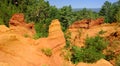 Ochre quarry at Roussillon Royalty Free Stock Photo