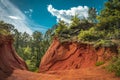 The ochre rocks of Colorado ProvenÃÂ§al