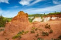 The ochre rocks of Colorado ProvenÃÂ§al