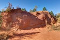 Ochres of Colorado Provencal - Rustrel - Provence - France Royalty Free Stock Photo