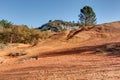 Ochres of Colorado Provencal - Rustrel - Provence - France Royalty Free Stock Photo