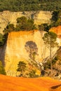 The ochres in Roussillon Royalty Free Stock Photo