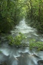 Oconaluftee River, Smoky Mountains Royalty Free Stock Photo