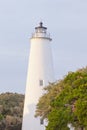 Ocracoke Island historic Lighthouse OBX NC US Royalty Free Stock Photo