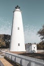 Ocracoke Island Lighthouse Royalty Free Stock Photo