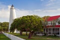 Ocracoke Lighthouse Royalty Free Stock Photo