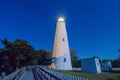 The Ocracoke Lighthouse on Ocracoke Island Royalty Free Stock Photo