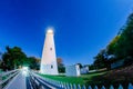 The Ocracoke Lighthouse on Ocracoke Island Royalty Free Stock Photo