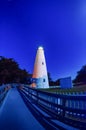 The Ocracoke Lighthouse on Ocracoke Island Royalty Free Stock Photo