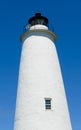 Ocracoke lighthouse Royalty Free Stock Photo
