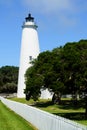 Ocracoke lighthouse Royalty Free Stock Photo