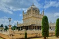 The Gumbaz at Srirangapatna is a Muslim mausoleum holding the graves of Tippu Sultan, his father Hyder Ali and his mother Fakr-Un- Royalty Free Stock Photo