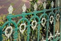 Heritage Architecture cast-iron Grillwork MYSORE Royalty Free Stock Photo