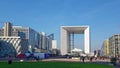 La DÃÂ©fense towers and The `Grande Arche` - Paris, France Royalty Free Stock Photo