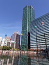 La DÃÂ©fense towers and skyline - Paris, France Royalty Free Stock Photo