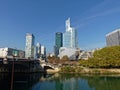 La DÃÂ©fense towers and skyline and River Seine - Paris, France