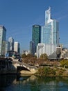 La DÃÂ©fense towers and skyline and River Seine - Paris, France