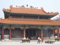 the landcape of Fangcun Wong Tai Sin Temple 1 Oct 2004 Royalty Free Stock Photo
