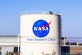 Oct 27, 2019 Mountain View / CA / USA -  NASA Ames Research Center or NASA Ames is a major NASA research center located at Royalty Free Stock Photo