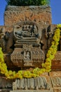 Reclining lord Vishnu on stone carved Tulsi Vrinda at ranganathaswamy Temple 9th centuryVaishnavite; shrines-Srirangapatna | Near