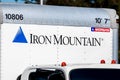 Oct 29, 2019 Santa Clara / CA / USA - Iron Mountain logo on one of their vehicle; Iron Mountain Inc. is an American company that