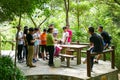 19 Oct 2015 University Students interview farmers about water usage, a way of experiential learning