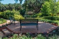 Octagon sitting area in Washington Oaks Gardens State Park in Palm Coast, Florida